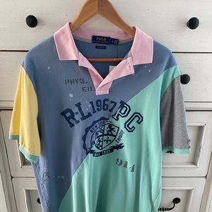 Ralph Lauren Montauk Multi Polo NEW with tags Mens L